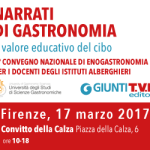 Narrati di Gastronomia – Il valore educativo del cibo