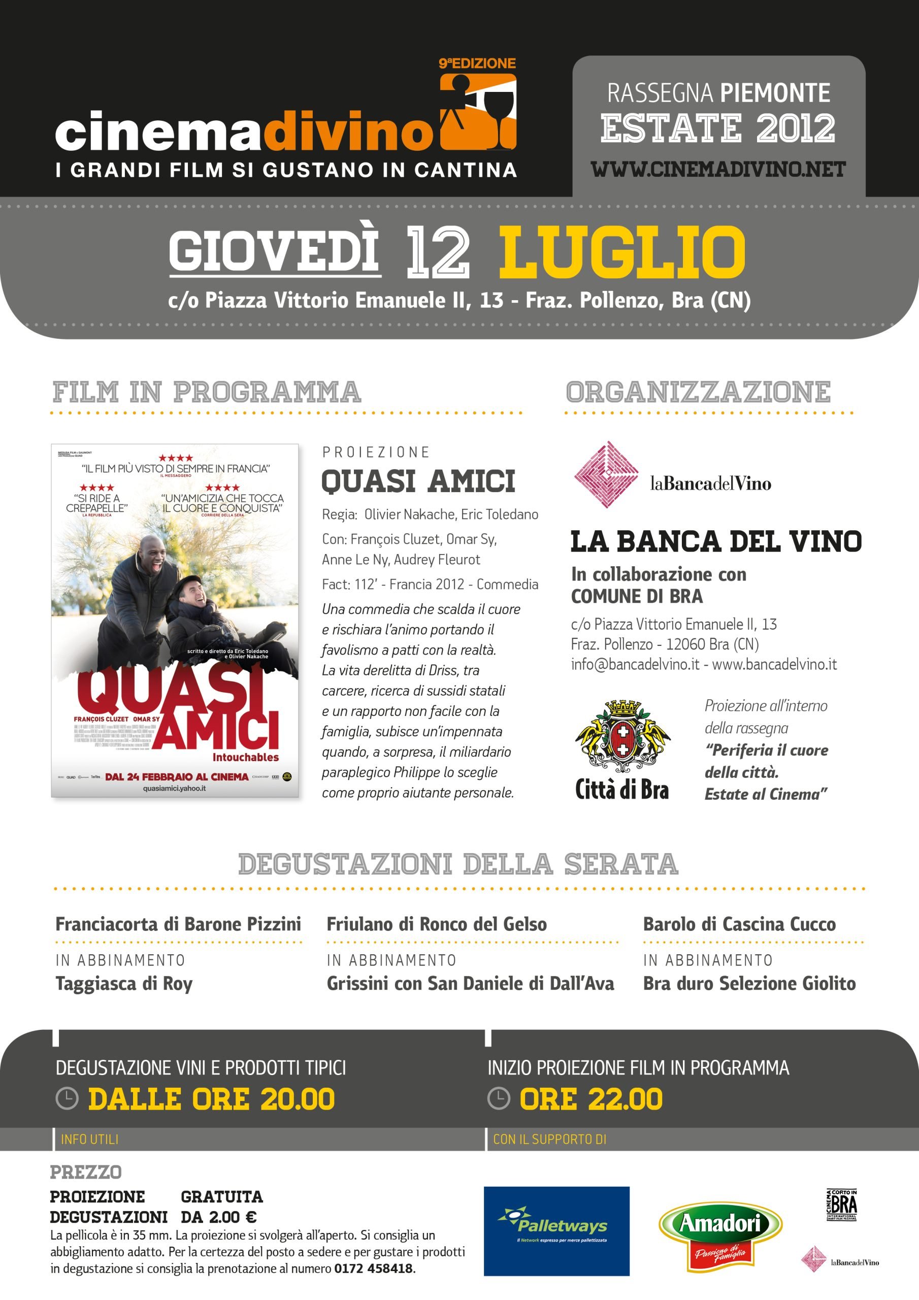 CinemadiVino - I grandi film si gustano in cantina