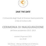 Cerimonia di Inaugurazione A.A. 2012-13