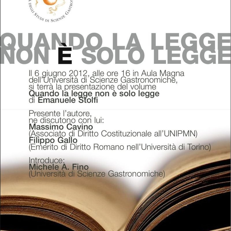 “Quando la Legge non è solo legge”